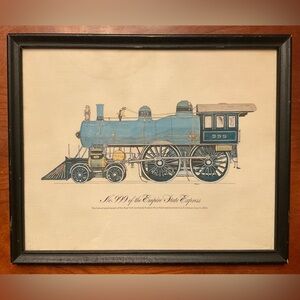 Vintage Train Print
